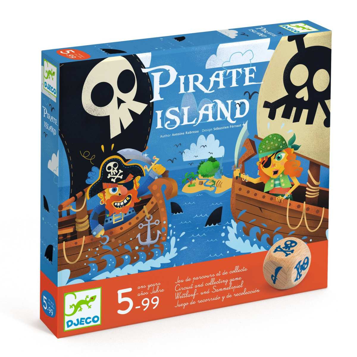 Jeu de société Pirat Island Djeco