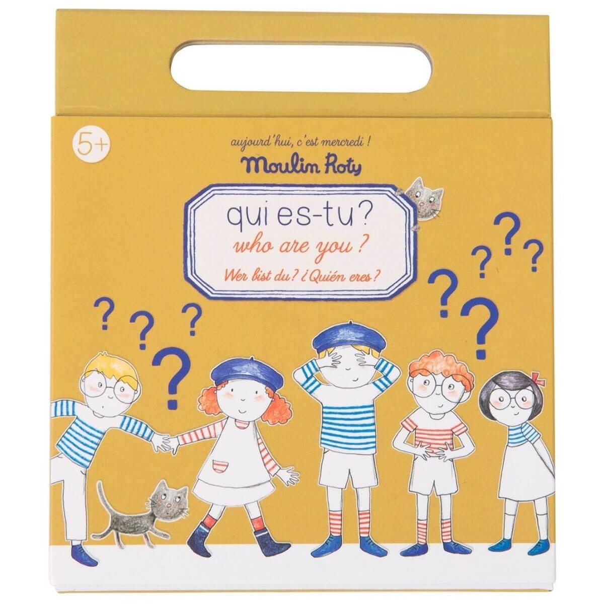 Jeu de société Qui es-tu AUJOURD'HUI C'EST MERCREDI Moulin Roty