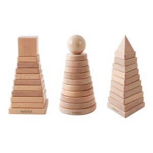 Jeu d'encastrement en bois 3 formes Beleduc