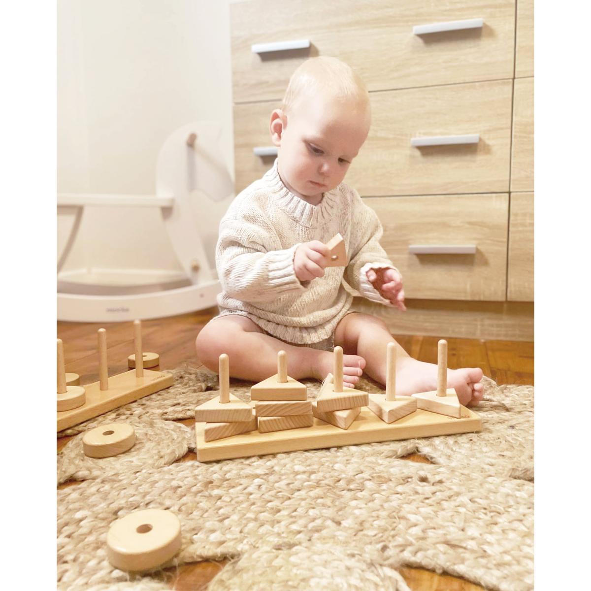 Jeu d'encastrement géométrique 3 formes Beleduc