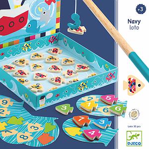 Jeu éducatif bois NAVY-LOTO Djeco