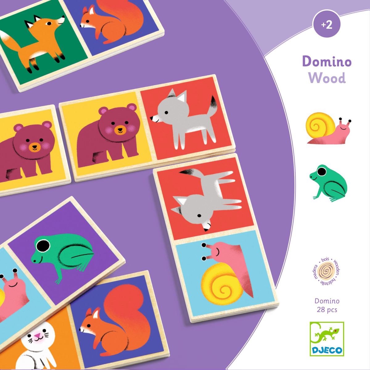 Jeu éducatif Domino Wood Djeco