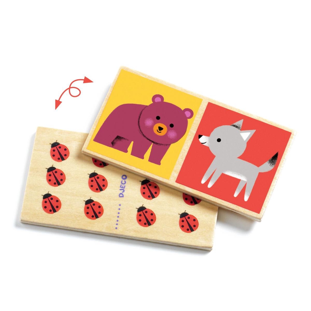 Jeu éducatif Domino Wood Djeco