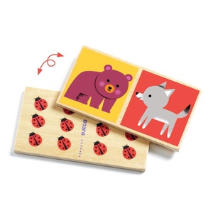 Jeu éducatif Domino Wood Djeco
