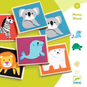Jeu éducatif Memo Wood Djeco