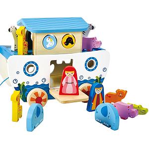 Jeu éducatif PULL ALONG NOAH'S ARK Hape