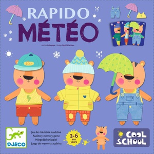 Jeu éducatif Rapido Météo Djeco