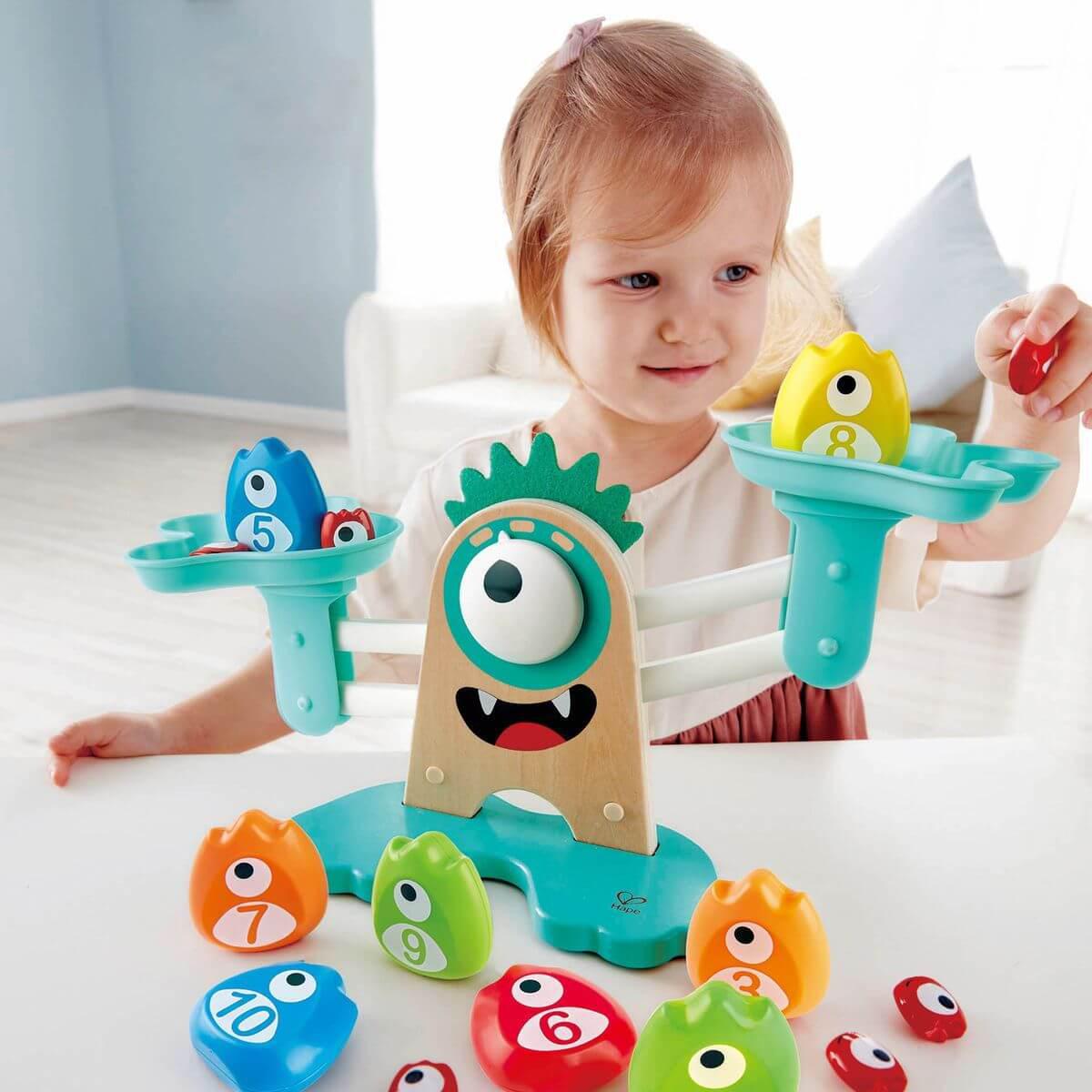 Jeu éducative balance maths MONSTRES Hape