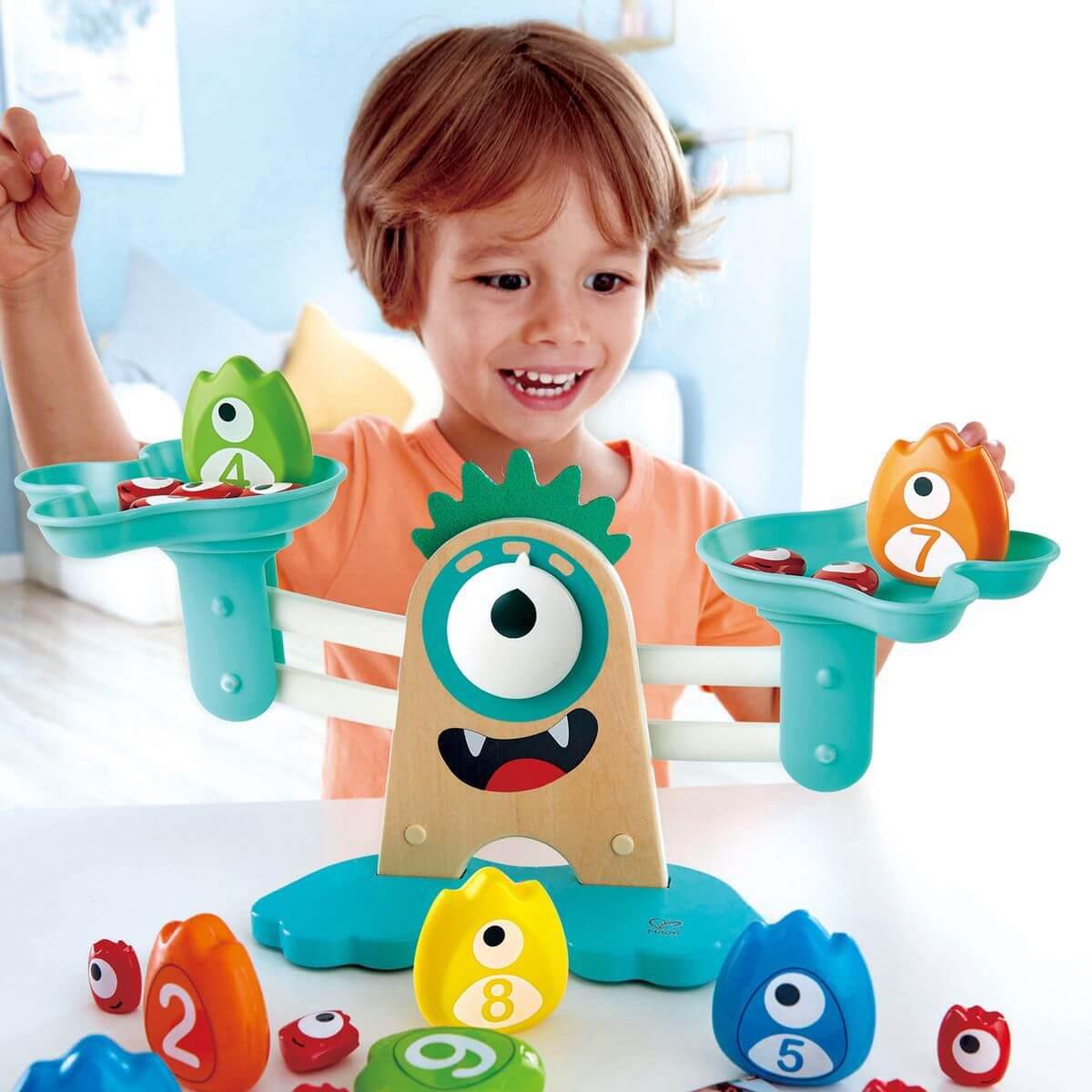 Jeu éducative balance maths MONSTRES Hape