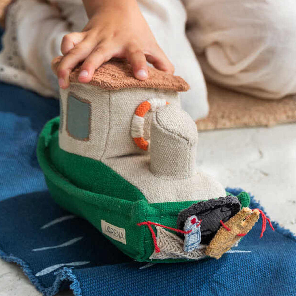 Jeu en tissu BOAT RIDE&ROLL Lorena Canals