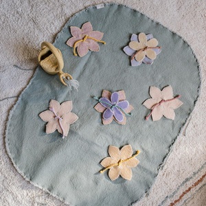 Jeu en tissu GREEN TOY set Flower Garden Lorena Canals