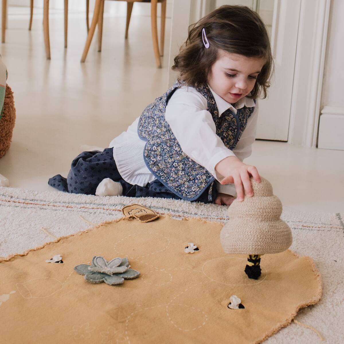 Jeu en tissu GREEN TOY set from nectar to honey Lorena Canals