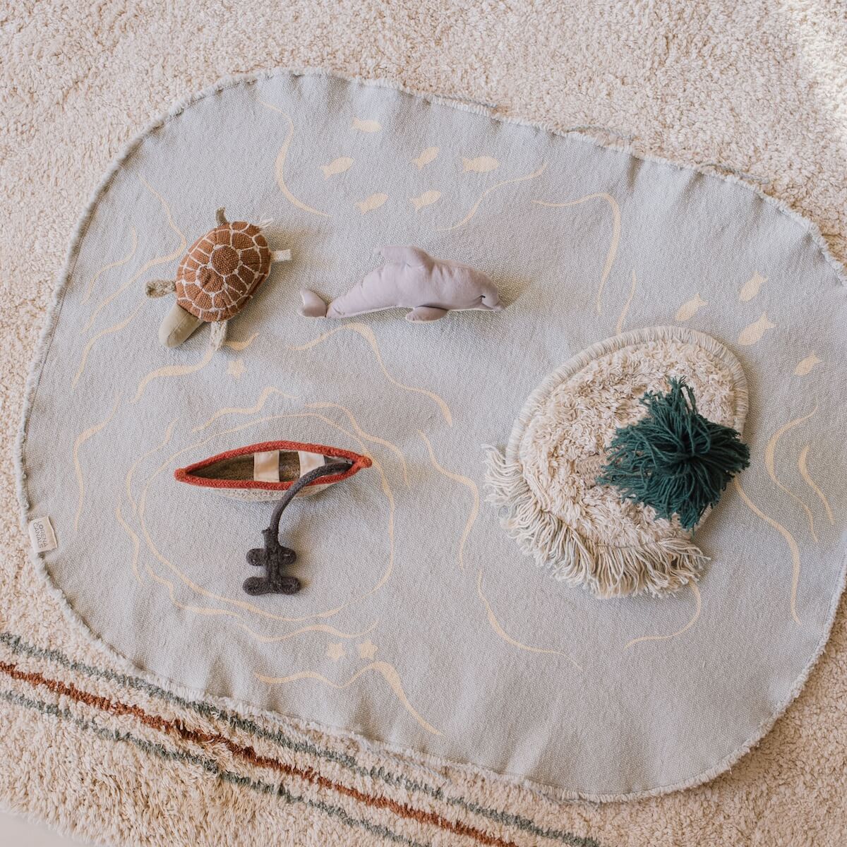 Jeu en tissu GREEN TOY set the island Lorena Canals