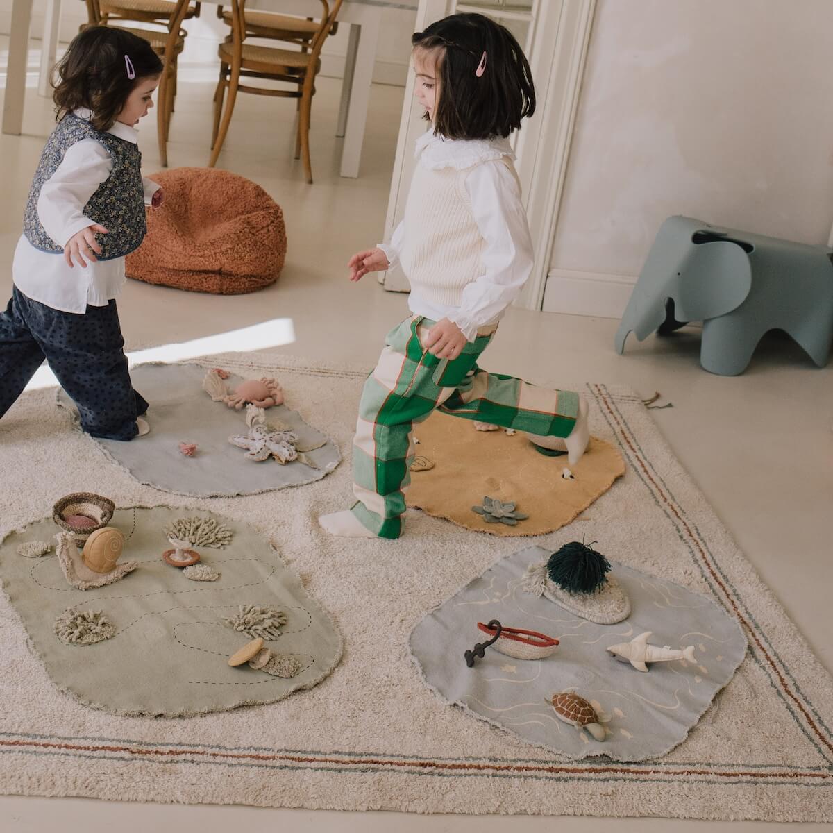 Jeu en tissu GREEN TOY set the island Lorena Canals