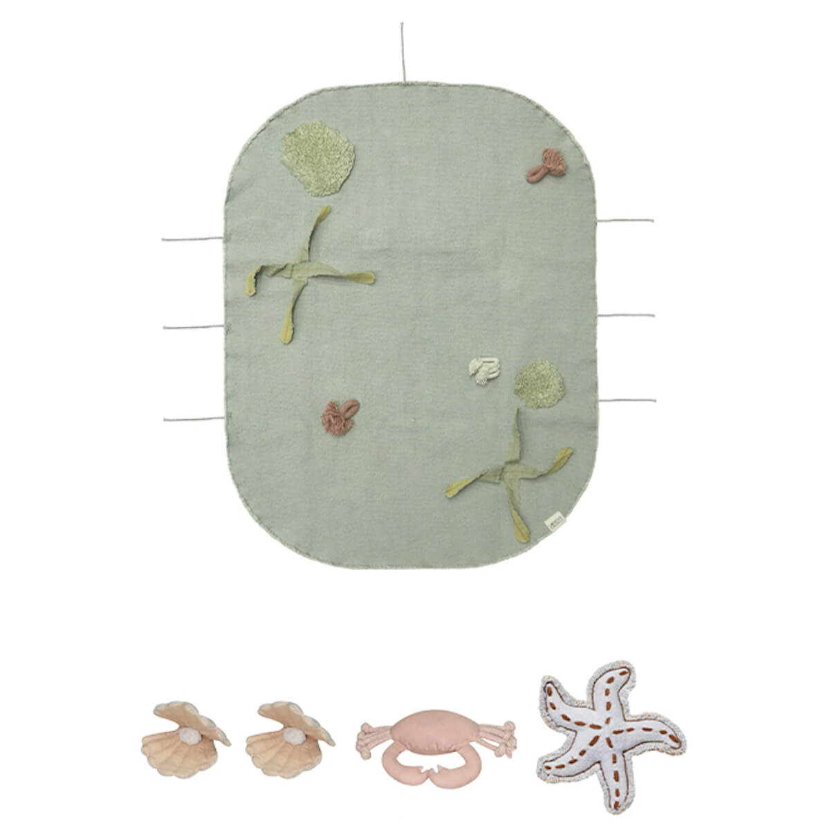 Jeu en tissu GREEN TOY set under the sea Lorena Canals