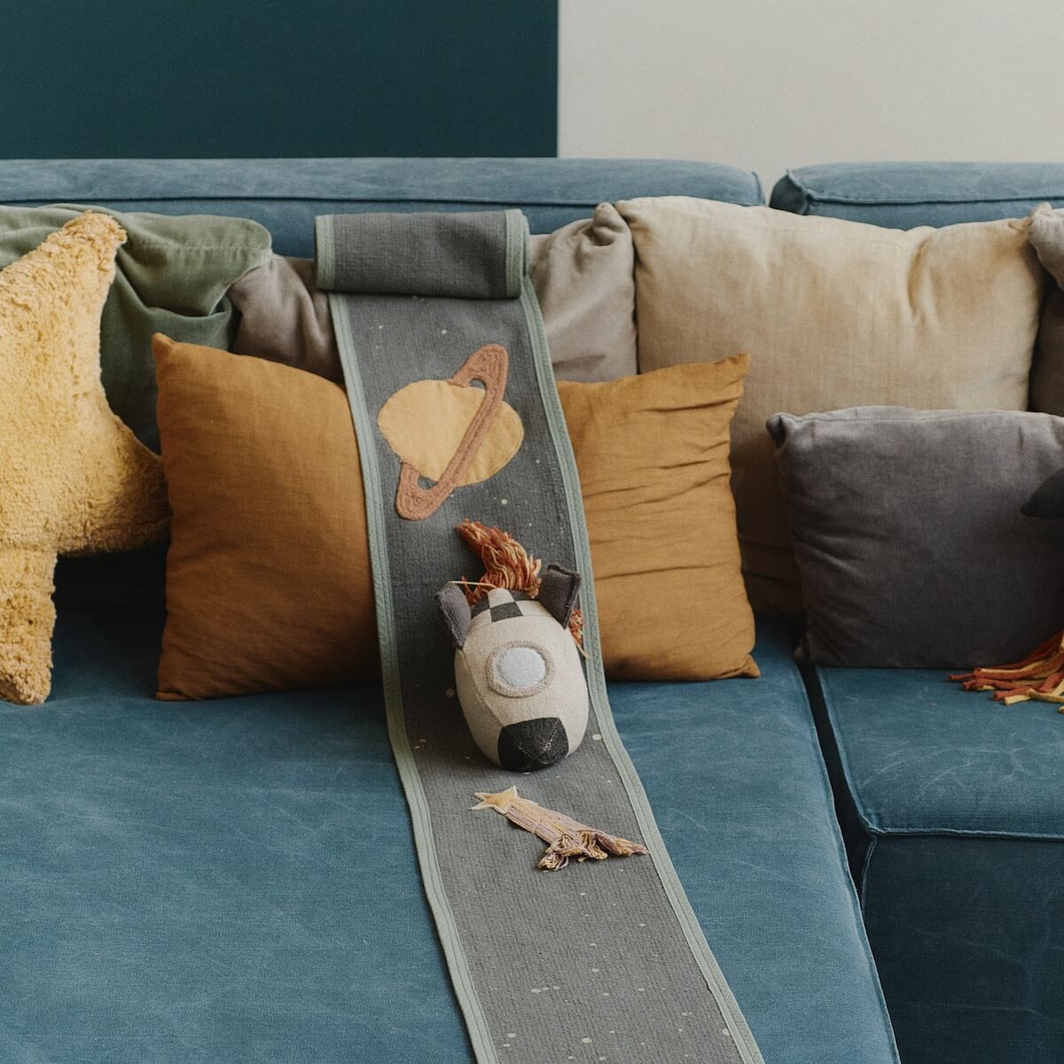 Jeu en tissu MilkyWay Rocket Ride & Roll Lorena Canals