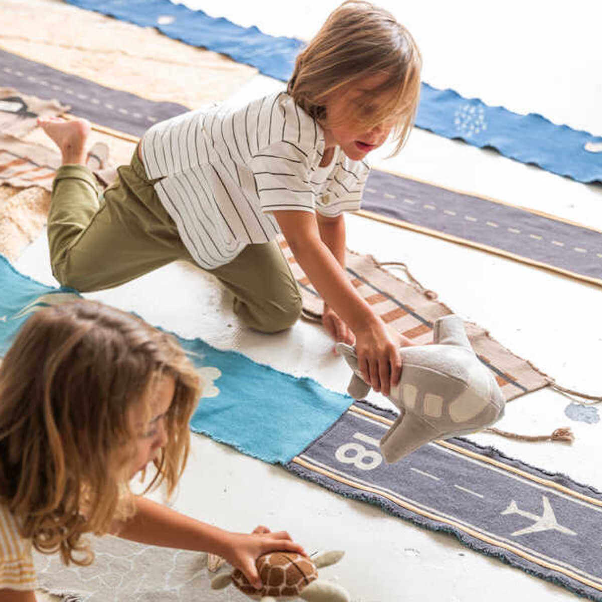 Jeu en tissu PLANE RIDE&ROLL Lorena Canals
