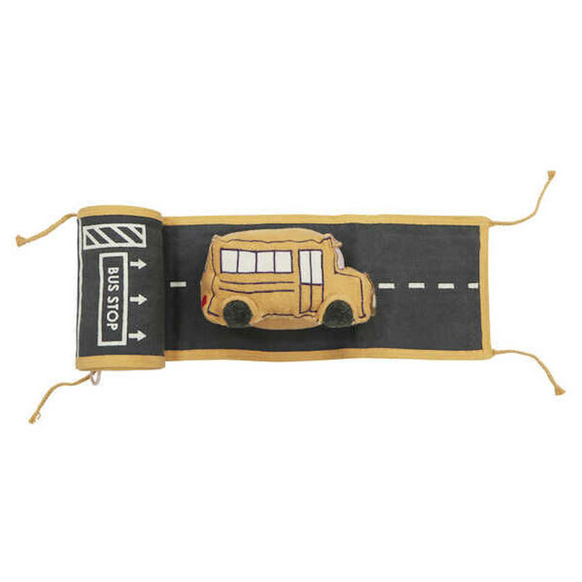 Jeu en tissu ROLL SCHOOL BUS RIDE&ROLL Lorena Canals