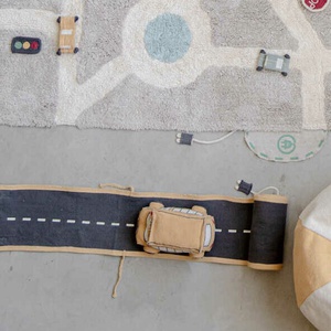 Jeu en tissu ROLL SCHOOL BUS RIDE&ROLL Lorena Canals