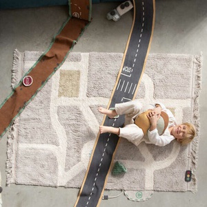 Jeu en tissu ROLL SCHOOL BUS RIDE&ROLL Lorena Canals