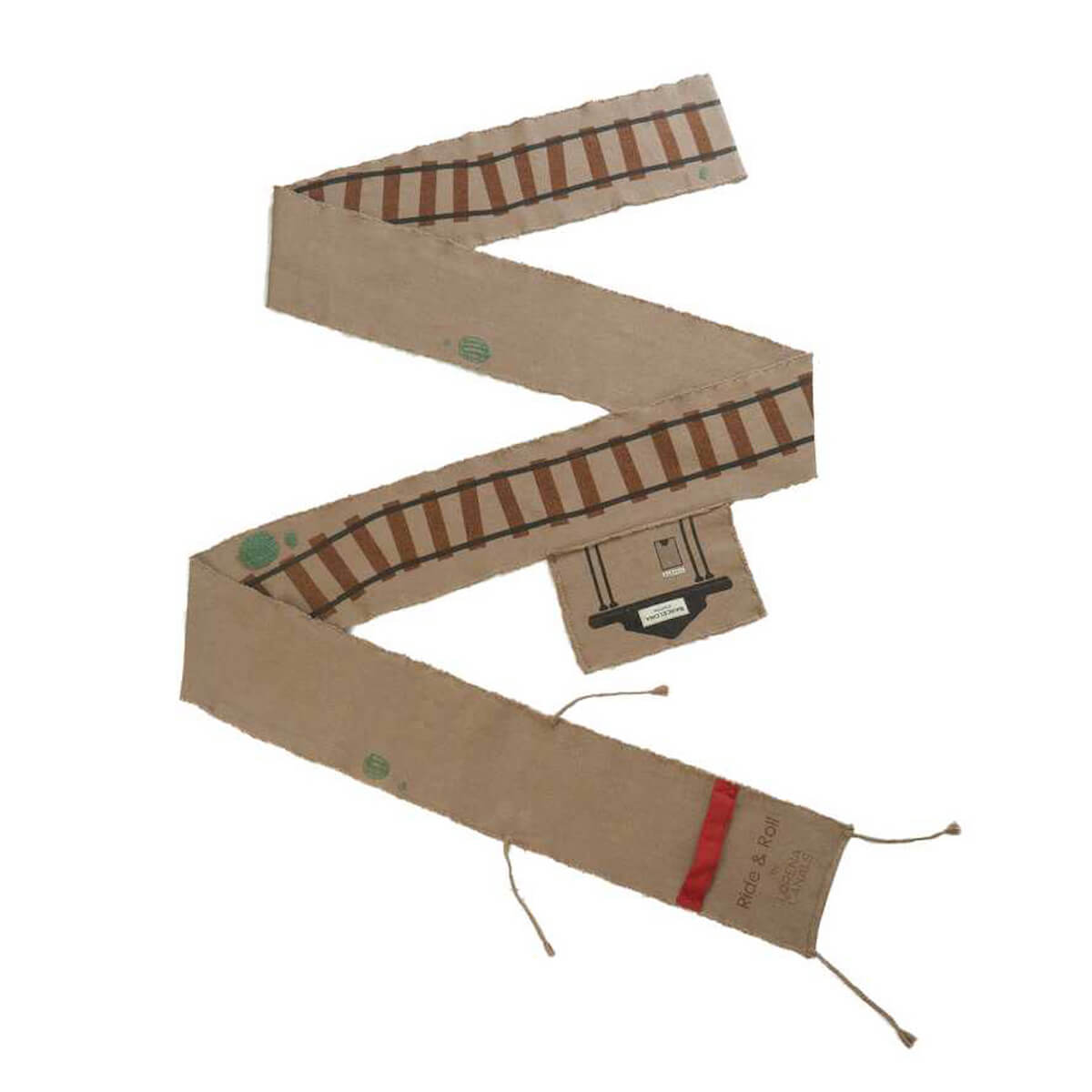 Jeu en tissu TRAIN RIDE&ROLL Lorena Canals