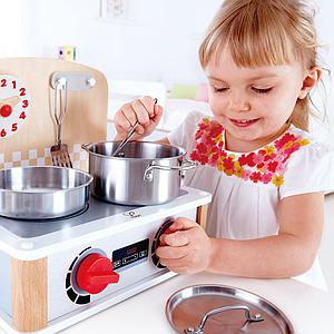 Jeu imitation 2-IN-1 KITCHEN AND GRILL Hape