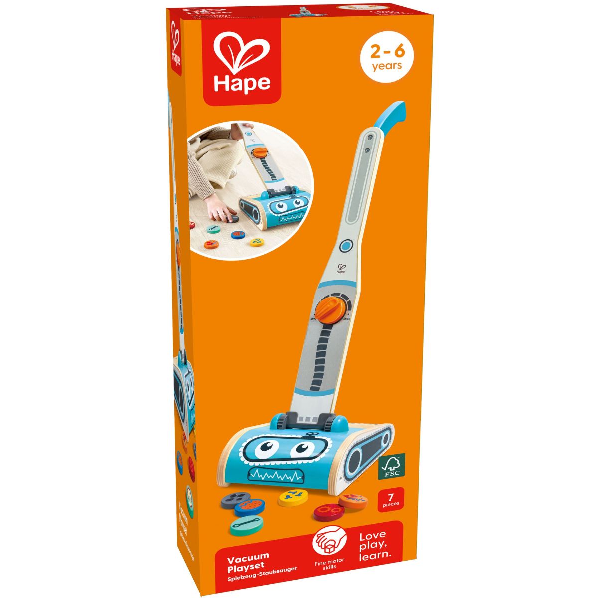 Jeu imitation aspirateur Hape