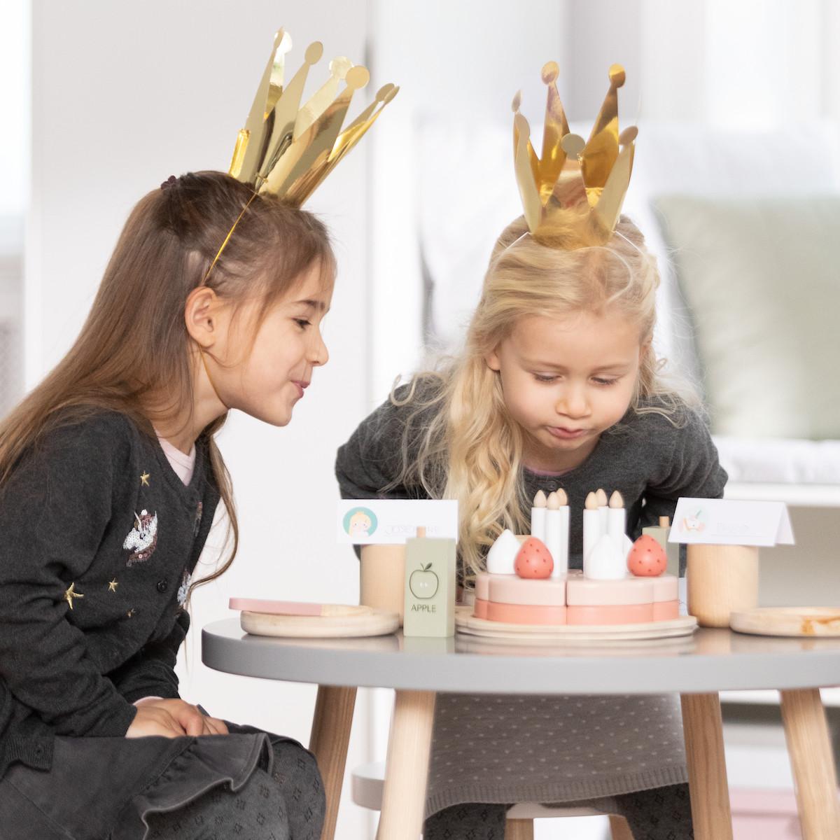 Jeu imitation BIRTHDAY CAKE PLAY Flexa bois naturel 