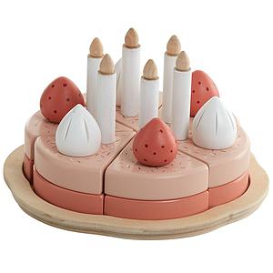 Jeu imitation BIRTHDAY CAKE PLAY Flexa bois naturel 