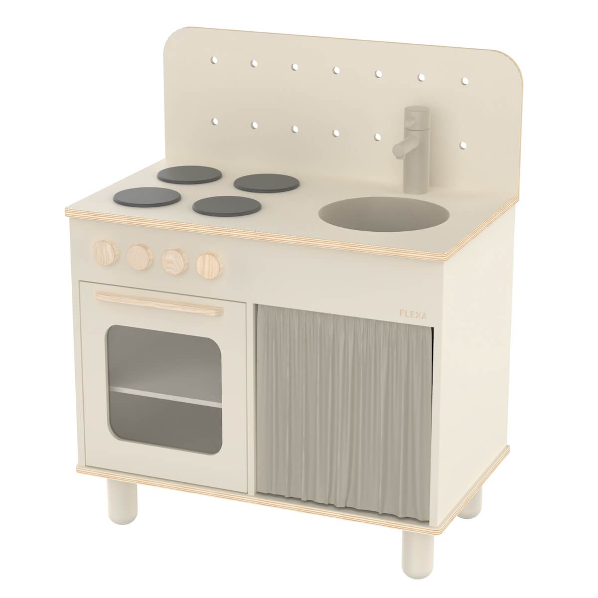 Jeu imitation LA CUISINE PLAY Flexa cream white