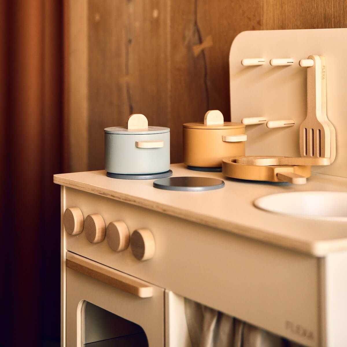 Jeu imitation LA CUISINE PLAY Flexa cream white