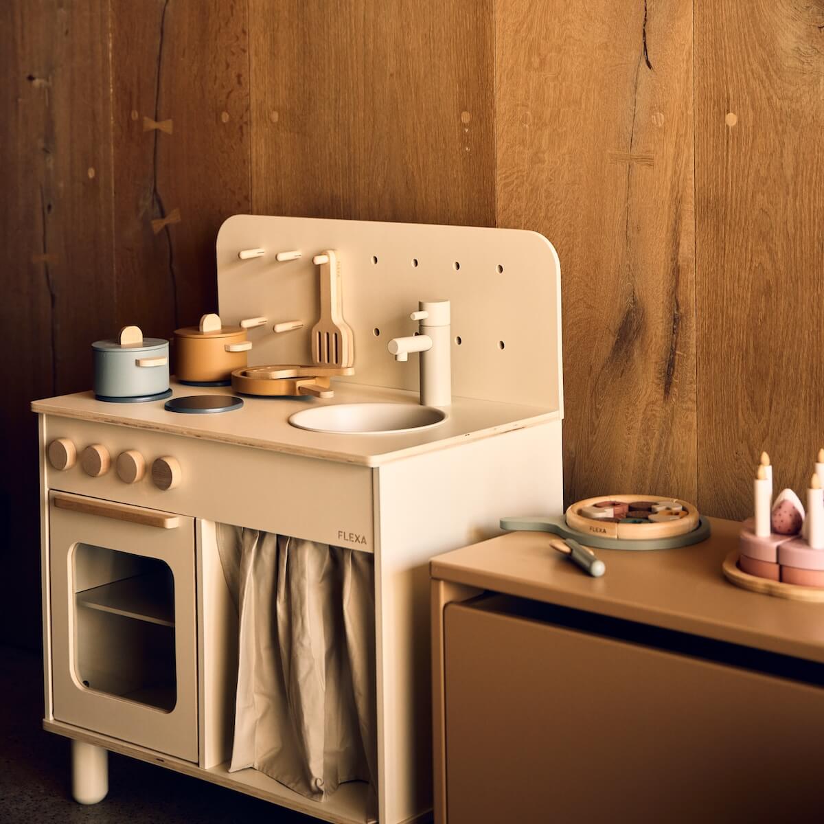 Jeu imitation LA CUISINE PLAY Flexa cream white