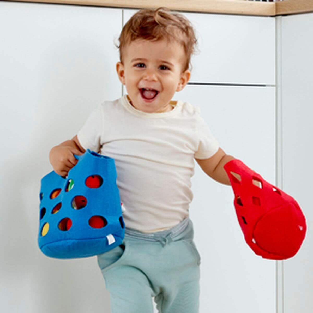 Jeu imitation panier fruits Hape
