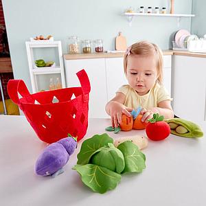 Jeu imitation panier légumes Hape