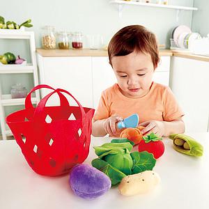 Jeu imitation panier légumes Hape