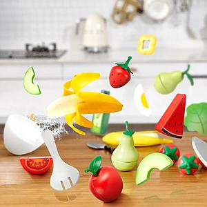 Jeu imitation plateau de fruits Hape