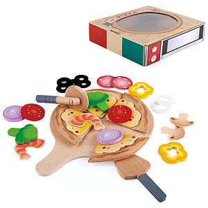Jeu imitation plateau pizza Hape