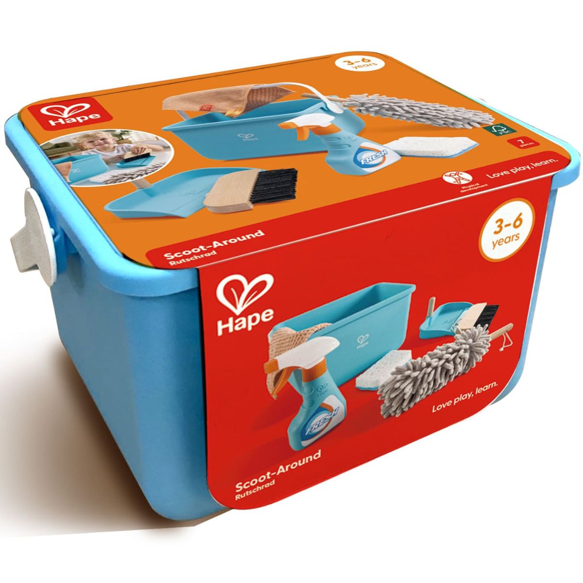 Jeu imitation seau  nettoyer CLEAN UP Hape