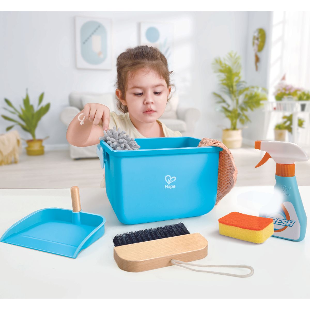 Jeu imitation seau  nettoyer CLEAN UP Hape