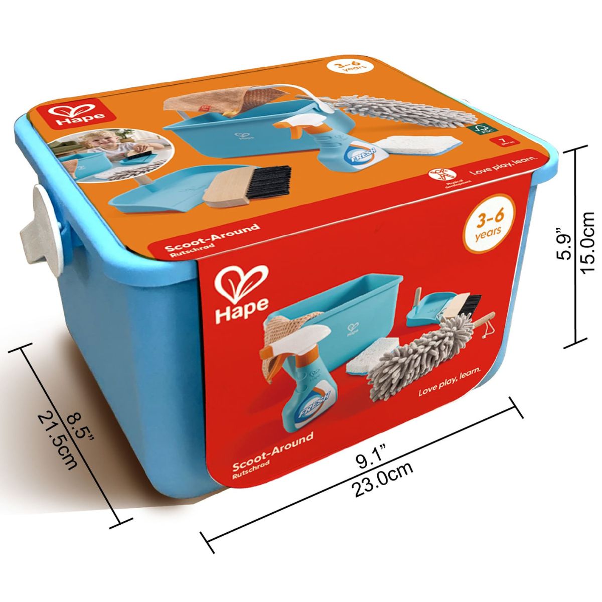 Jeu imitation seau  nettoyer CLEAN UP Hape