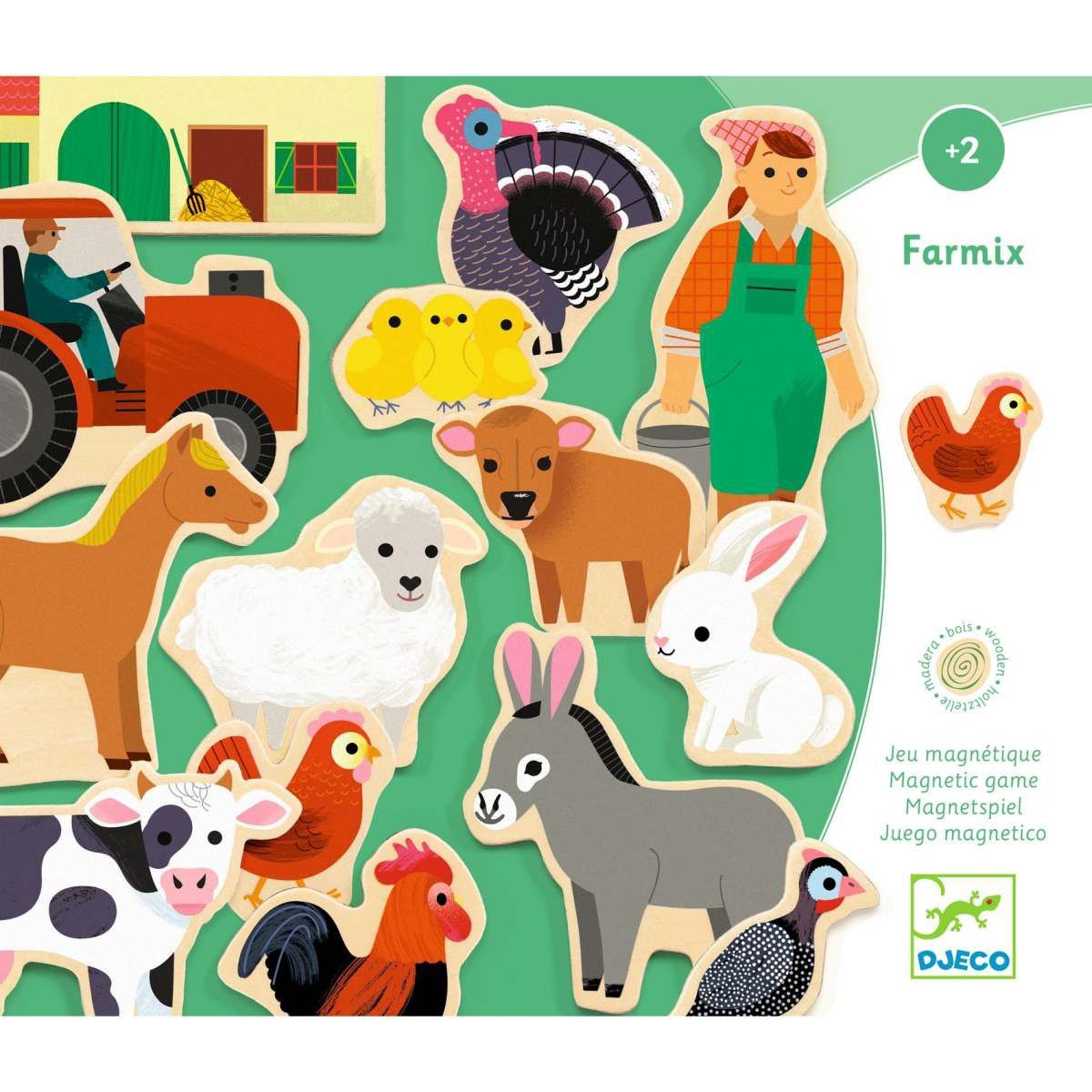 Jeu magnétique Farmix Djeco