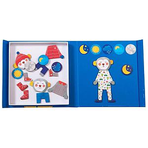 Jeu magnétique Je m'habille LES POPIPOP Moulin Roty