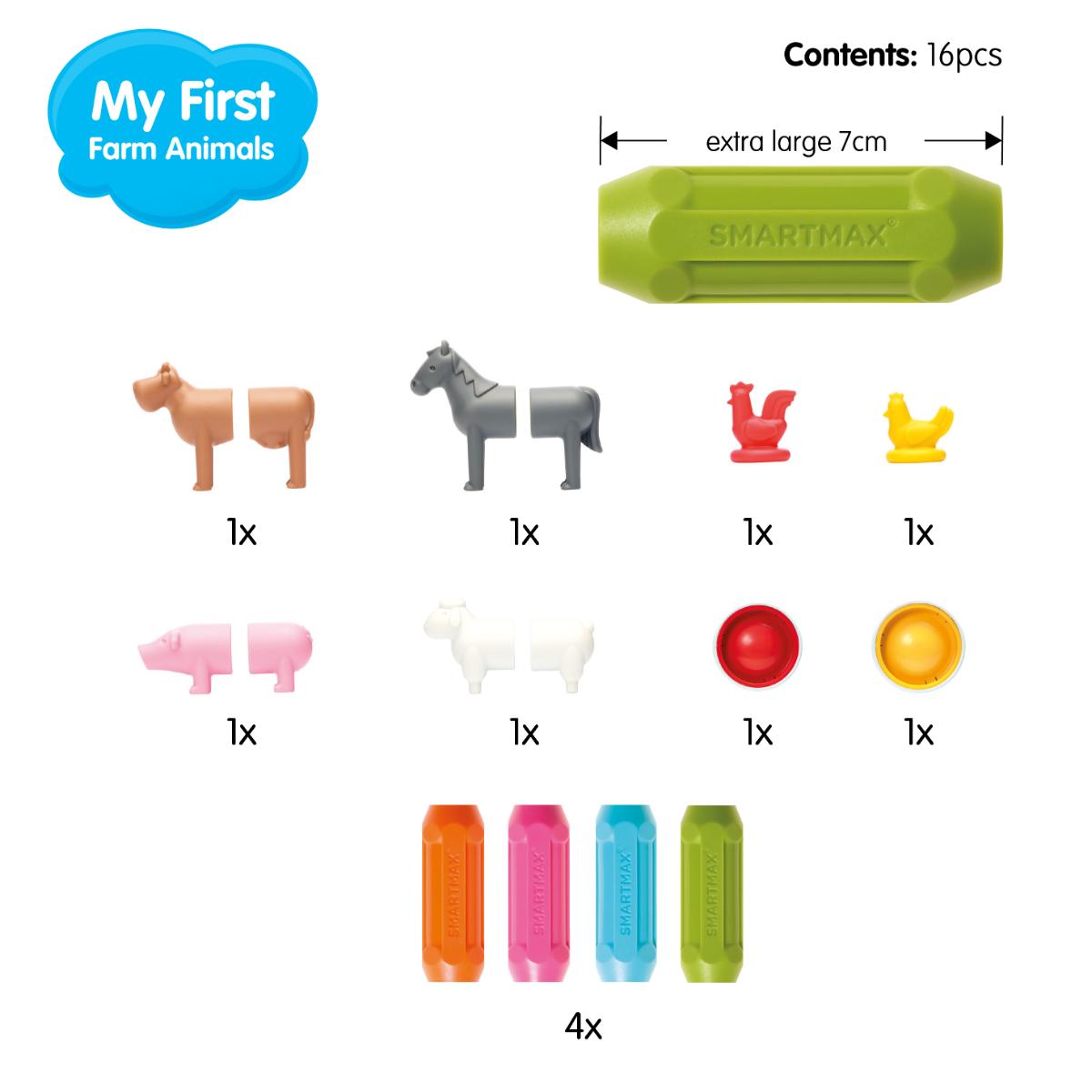 Jeu magnétique SMARTMAX My First Farm Animals Smartgames