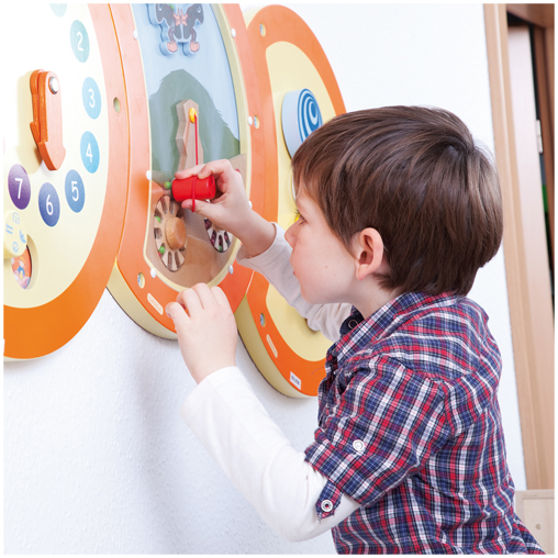 Jeu mural chenille Balance Beleduc