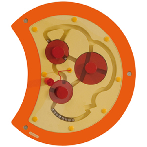 Jeu mural chenille labyrinthe tournant Beleduc