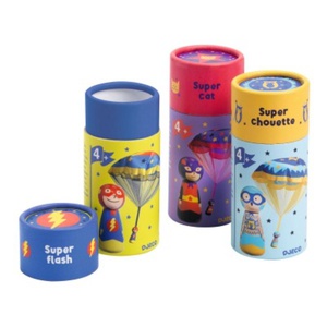 Jeux D'Adresse Parachutistes Flying Heroes - Display 12 pcs Djeco