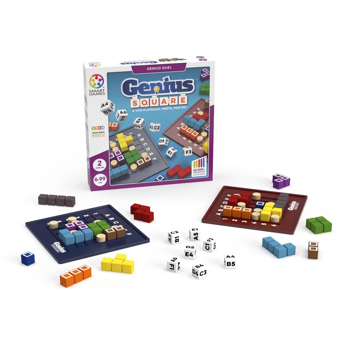 Jeux de bataille géniaux GENIUS SQUARE Smartgames