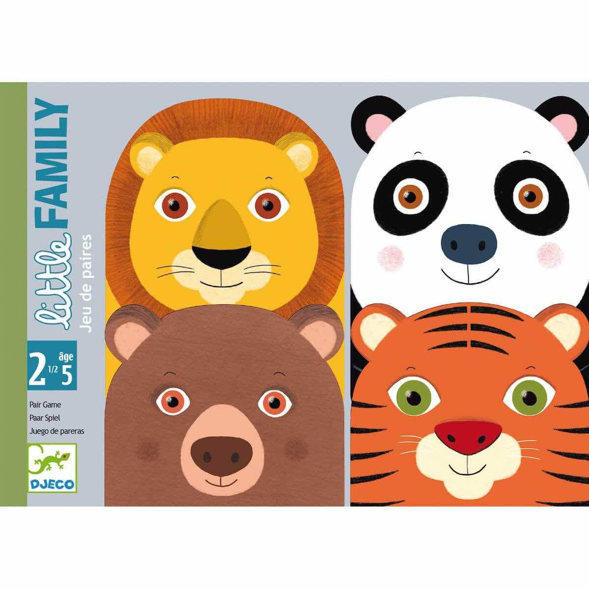 Jeux de cartes des tout-petits Little Family Djeco