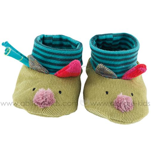 JOLIS PAS BEAUX by Moulin Roty Chaussons loup HCMO