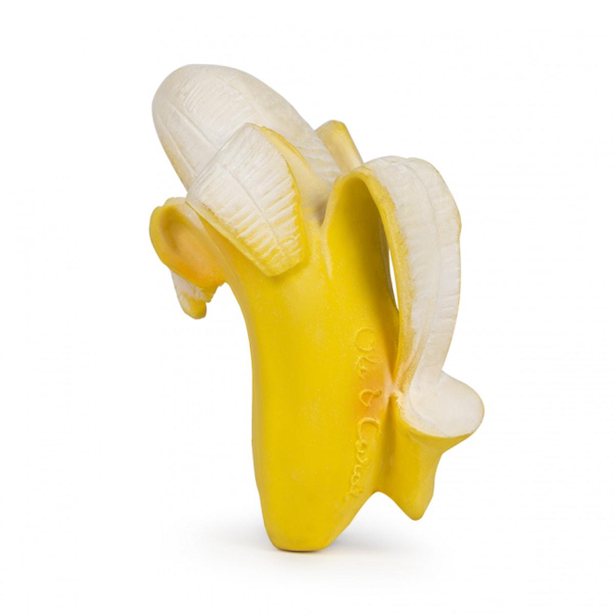 Jouet à mordiller ANA BANANA Oli and Carol jaune